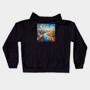 City with River Kids Hoodie